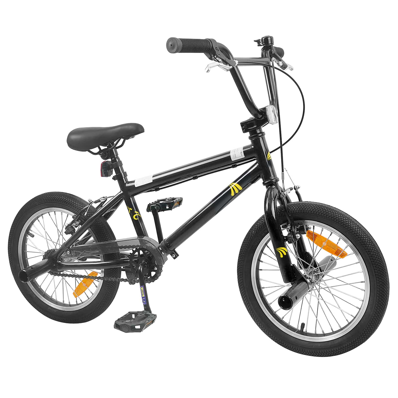 BMX Ποδήλατο 20 ίντσες για πάνω από 9 ετών Μαύρο - Pakobazaar