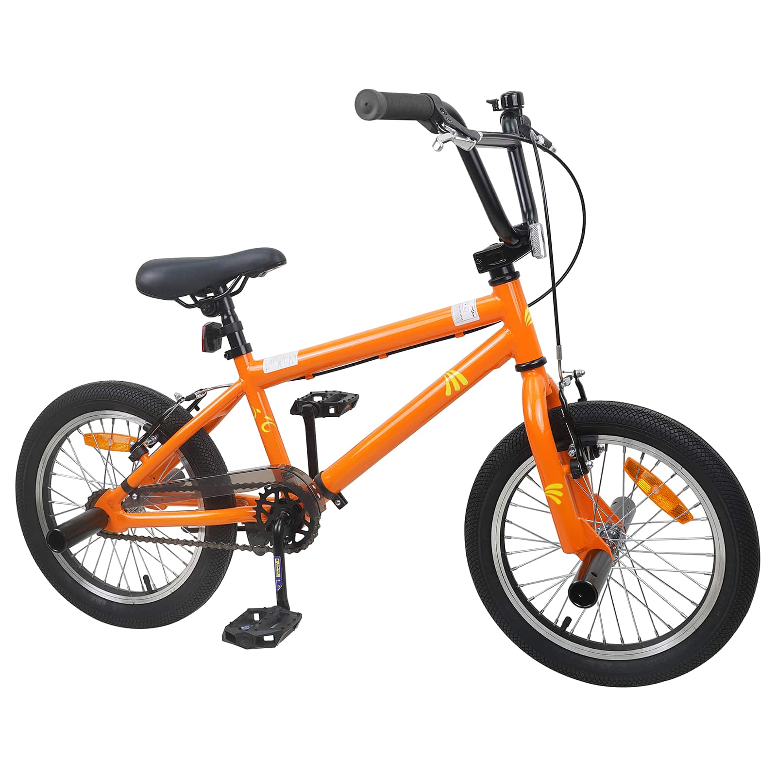 BMX Ποδήλατο 20 ίντσες για πάνω από 9 ετών Πορτοκαλί - Pakobazaar