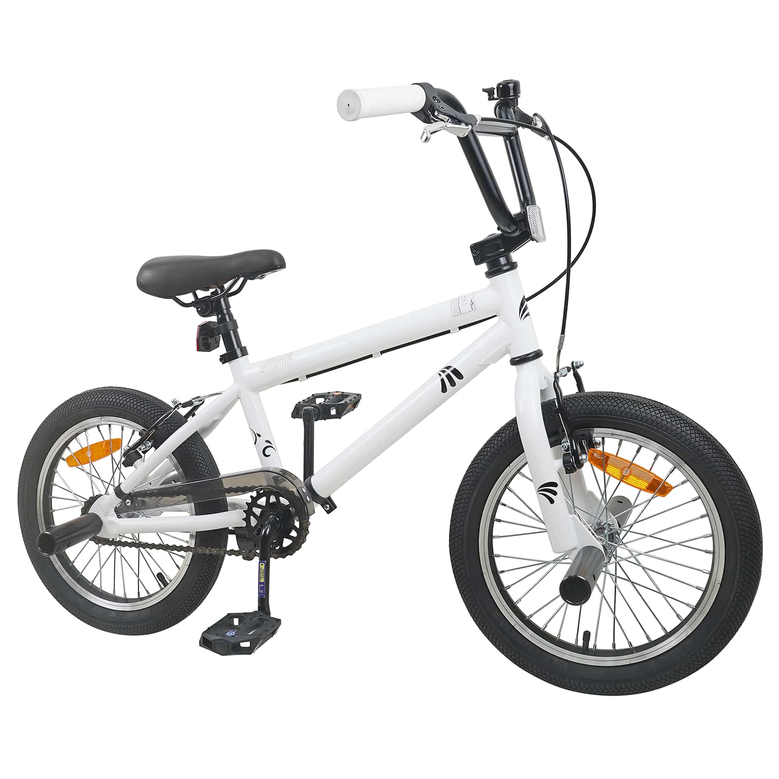 BMX Ποδήλατο 20 ίντσες για πάνω από 9 ετών Λευκό - Pakobazaar