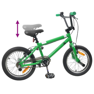 BMX Ποδήλατο 20 ίντσες για πάνω από 9 ετών Πράσινο - Pakobazaar