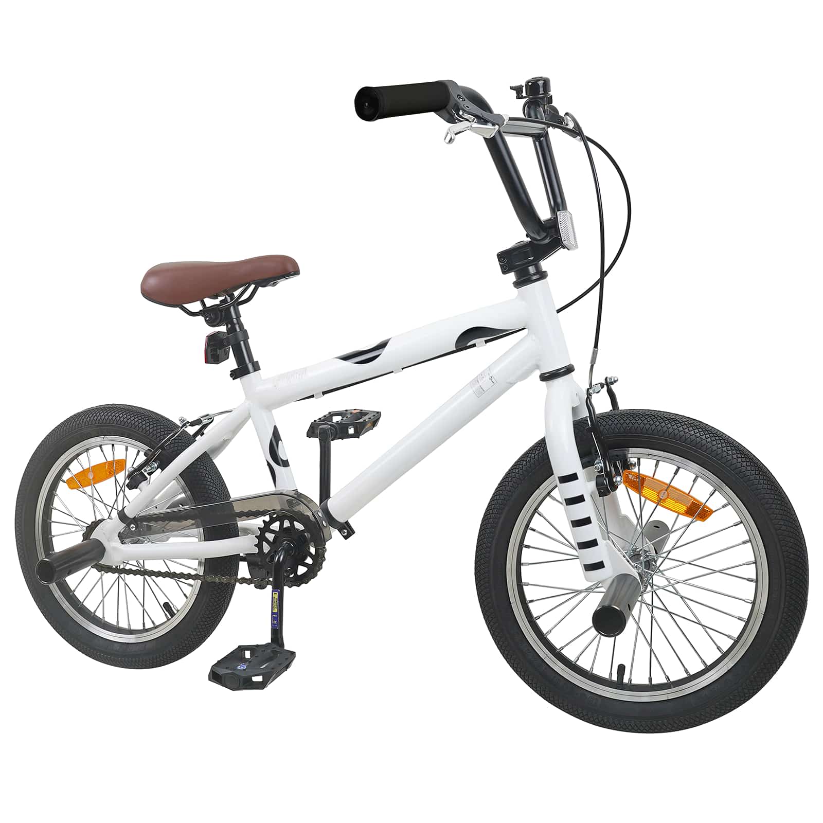 BMX Ποδήλατο 16 ίντσες για παιδιά 5-8 ετών Λευκό - Pakobazaar