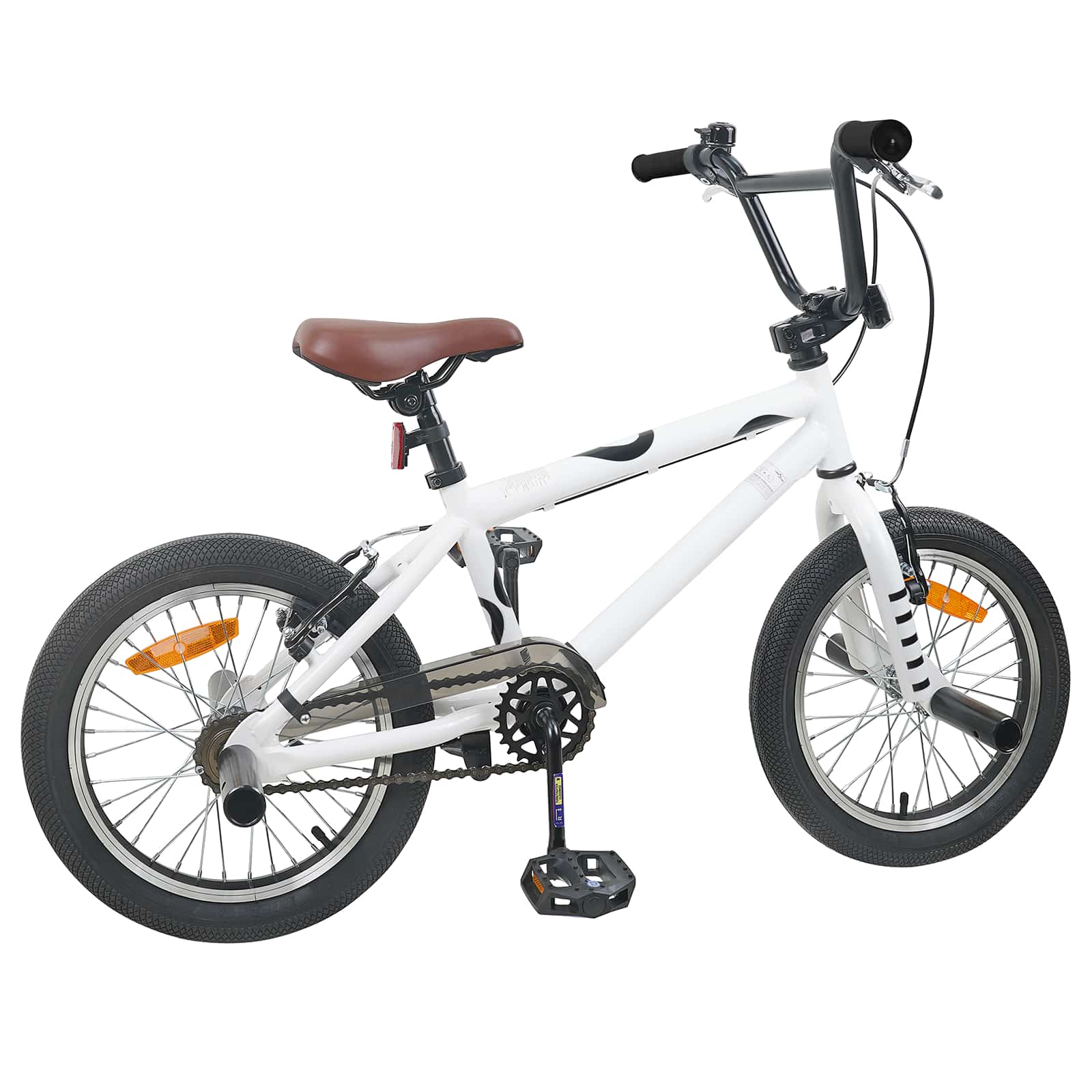 BMX Ποδήλατο 16 ίντσες για παιδιά 5-8 ετών Λευκό - Pakobazaar