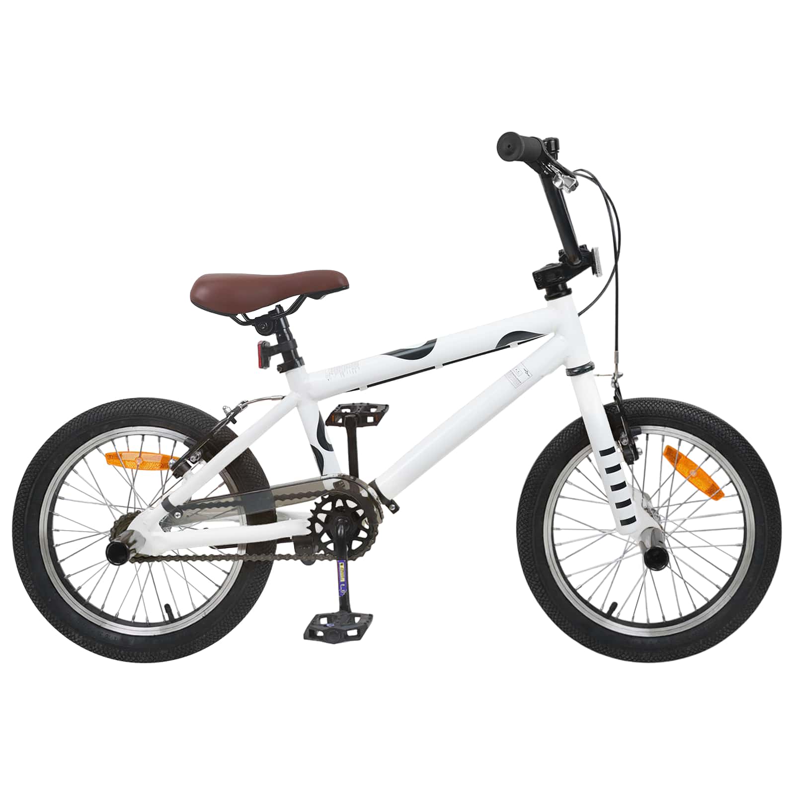 BMX Ποδήλατο 16 ίντσες για παιδιά 5-8 ετών Λευκό - Pakobazaar