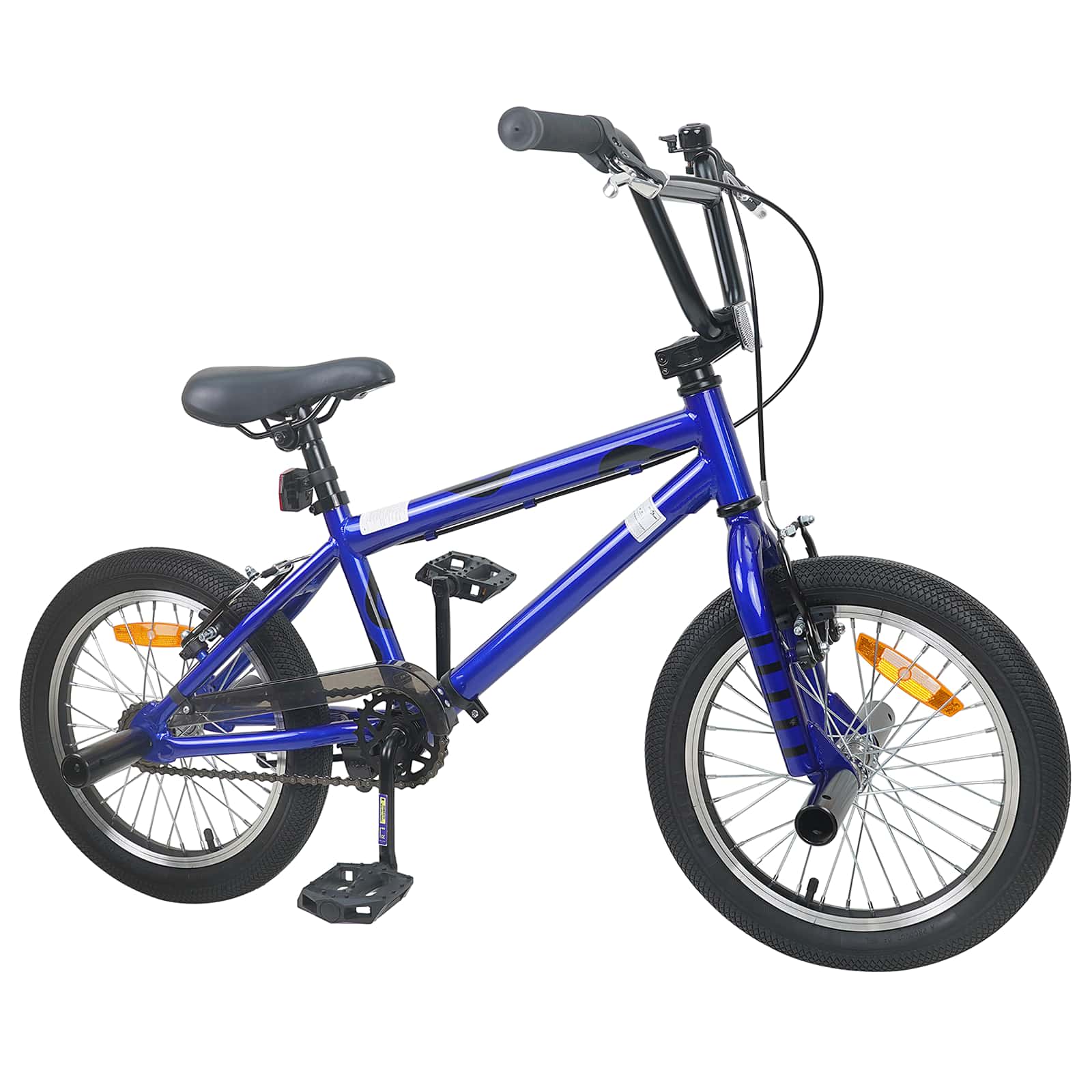 BMX Ποδήλατο 16 ίντσες για παιδιά 5-8 ετών Σκούρο Μπλε - Pakobazaar