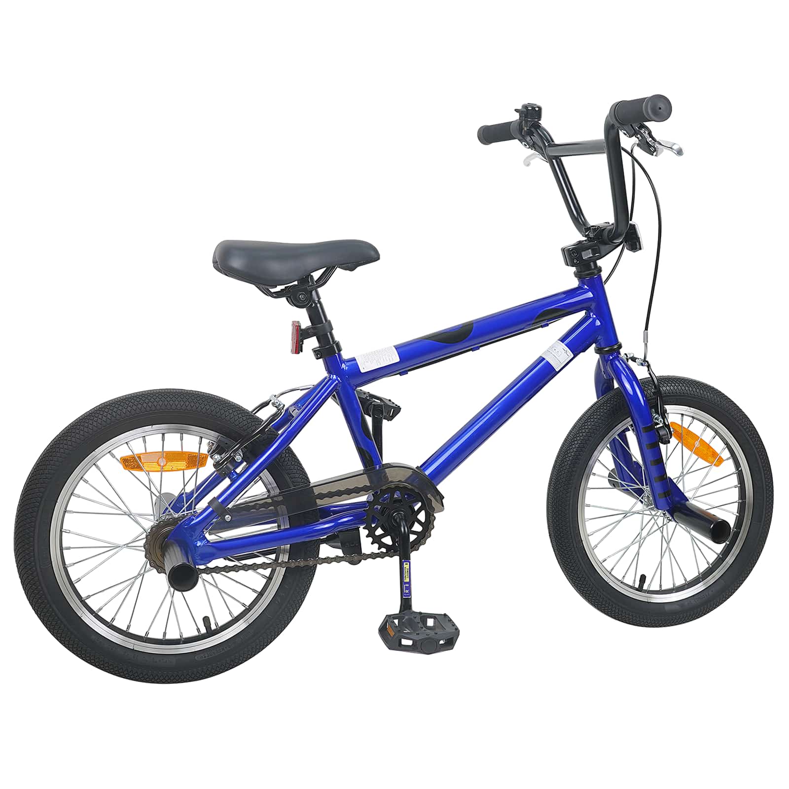 BMX Ποδήλατο 16 ίντσες για παιδιά 5-8 ετών Σκούρο Μπλε - Pakobazaar