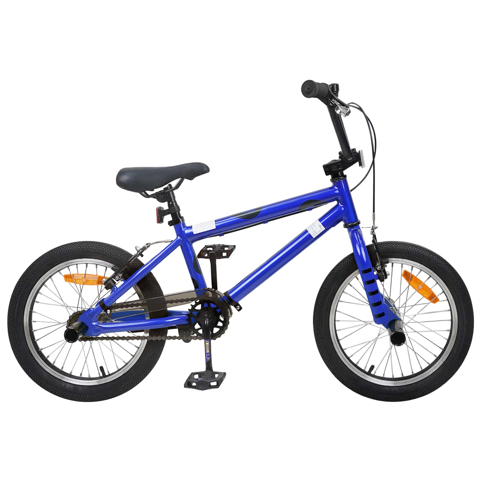 BMX Ποδήλατο 16 ίντσες για παιδιά 5-8 ετών Σκούρο Μπλε - Pakobazaar
