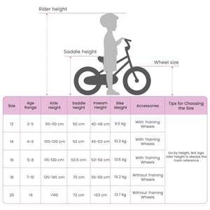 BMX Ποδήλατο 16 ίντσες για παιδιά 5-8 ετών Πορτοκαλί - Pakobazaar