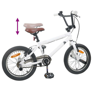BMX Ποδήλατο 20 ίντσες για πάνω από 9 ετών Λευκό - Pakobazaar