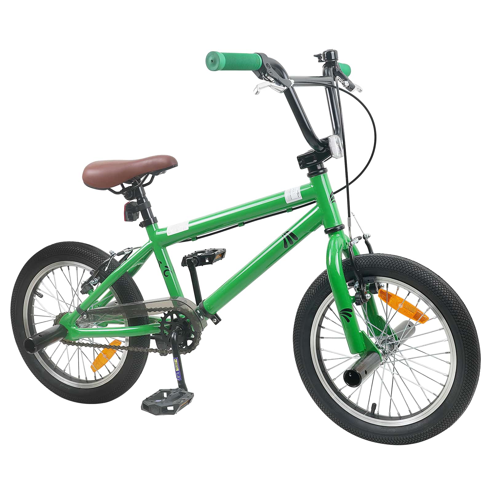 BMX Ποδήλατο 16 ίντσες για παιδιά 5-8 ετών Πράσινο - Pakobazaar