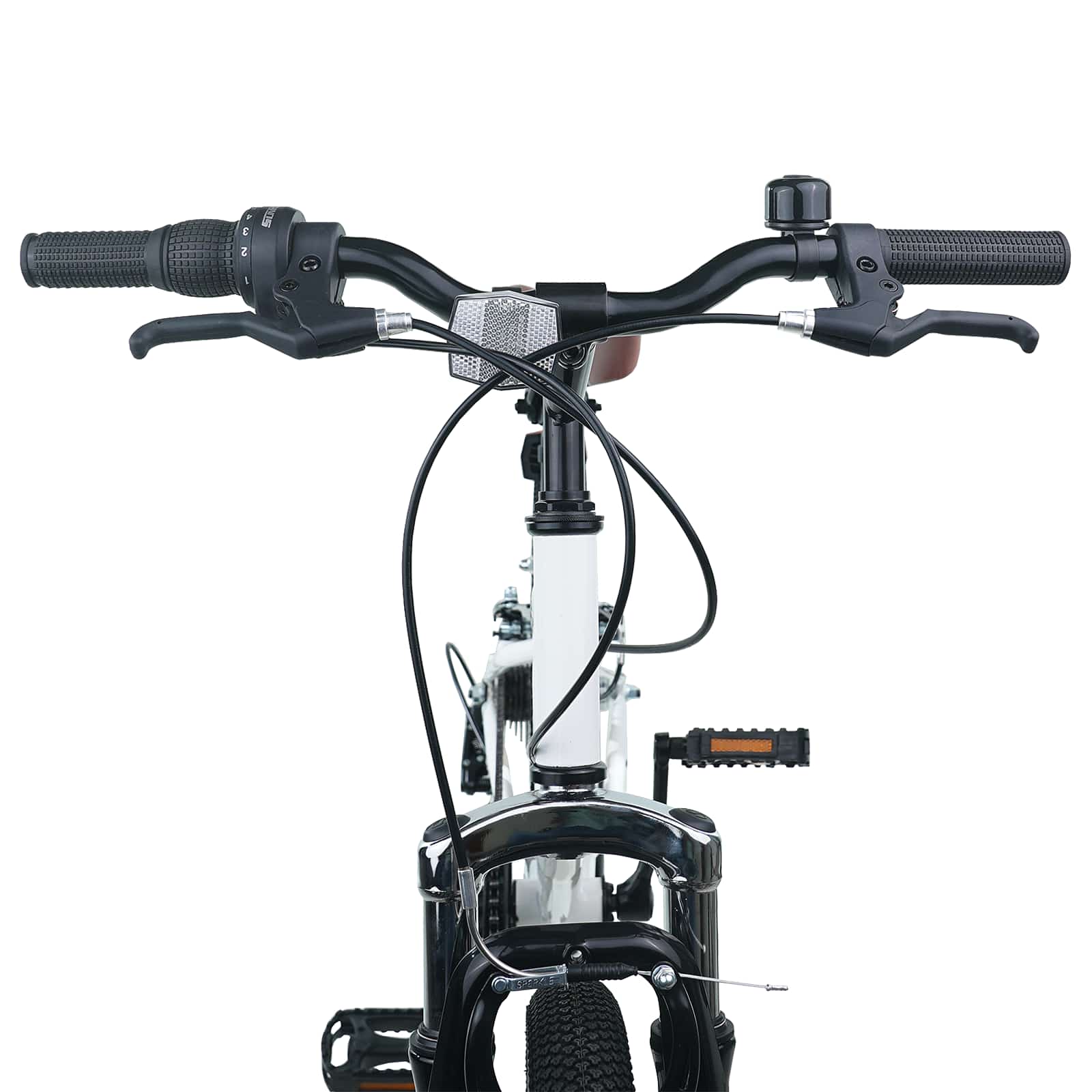 Kids Mountain Bike 24 ίντσες 6-Speed για 8-12 ετών Λευκό - Pakobazaar