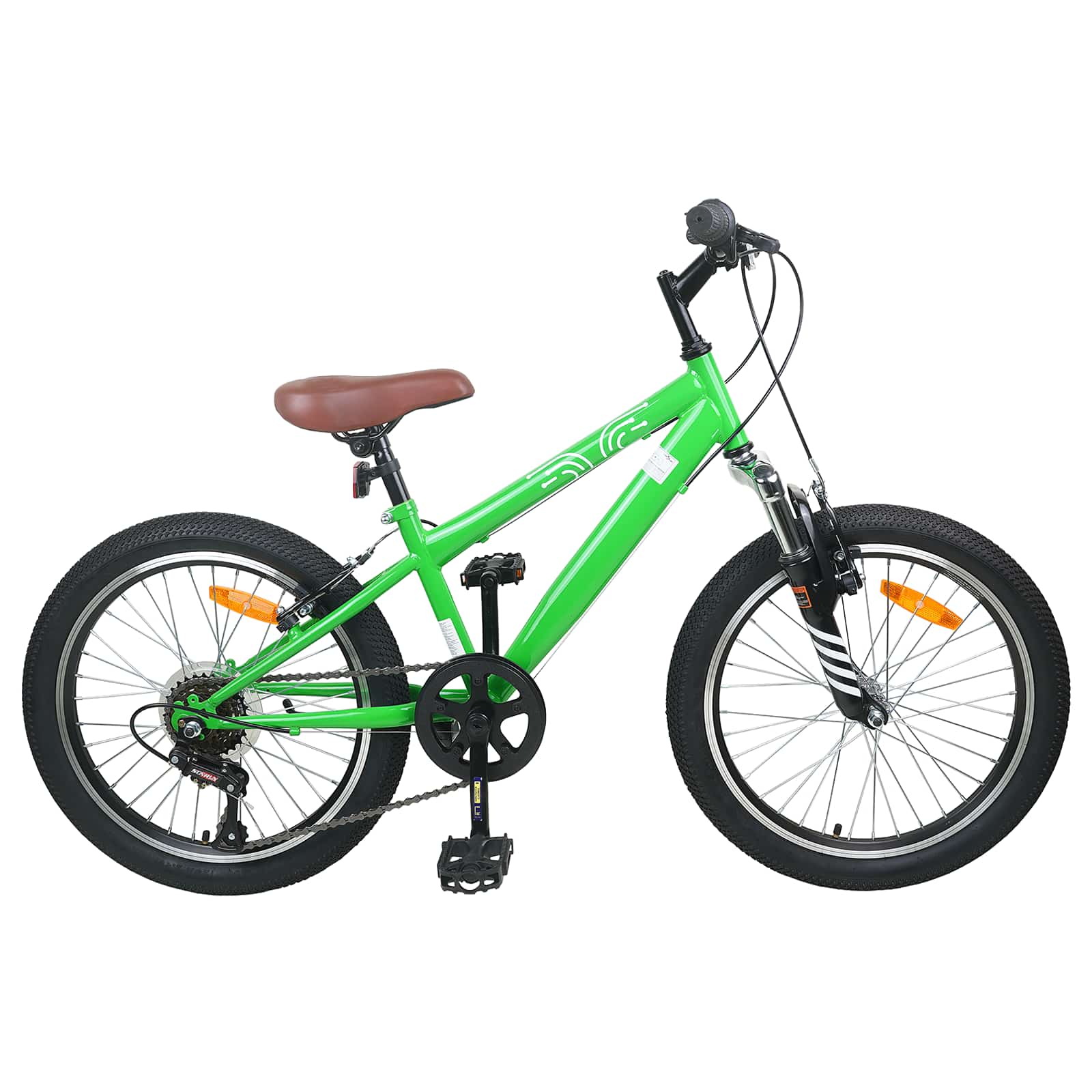 Kids Mountain Bike 24 ίντσες 6-Speed για 8-12 ετών Πράσινο - Pakobazaar