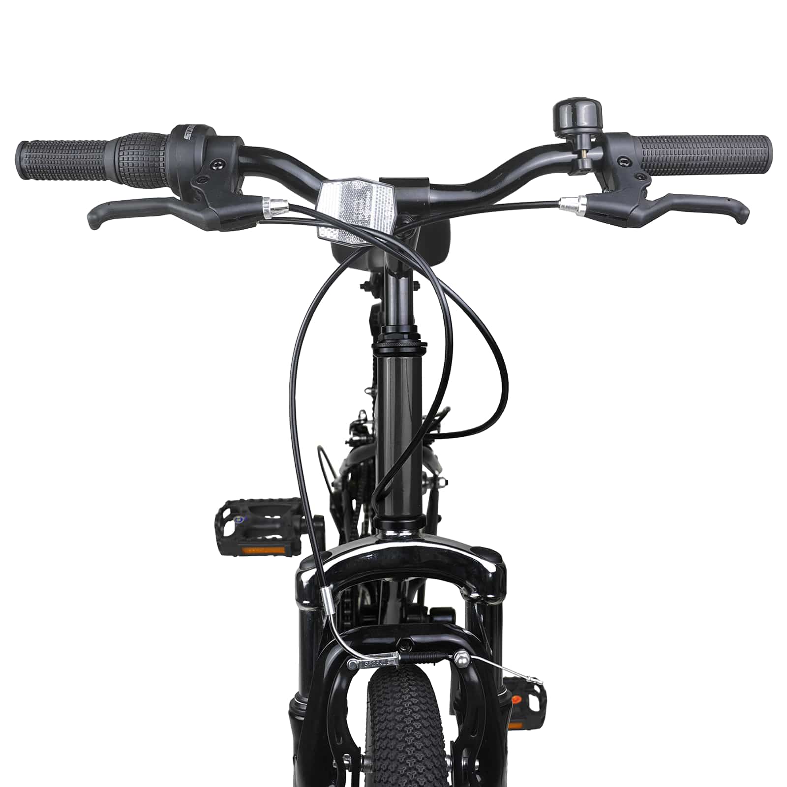 Kids Mountain Bike 20 ίντσες 6-Speed για παιδιά 5-8 ετών Μαύρο - Pakobazaar
