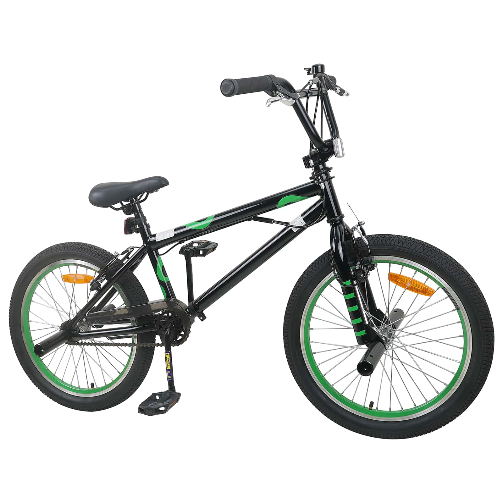 BMX Ποδήλατο 20 ίντσες για πάνω από 9 ετών Μαύρο - Pakobazaar