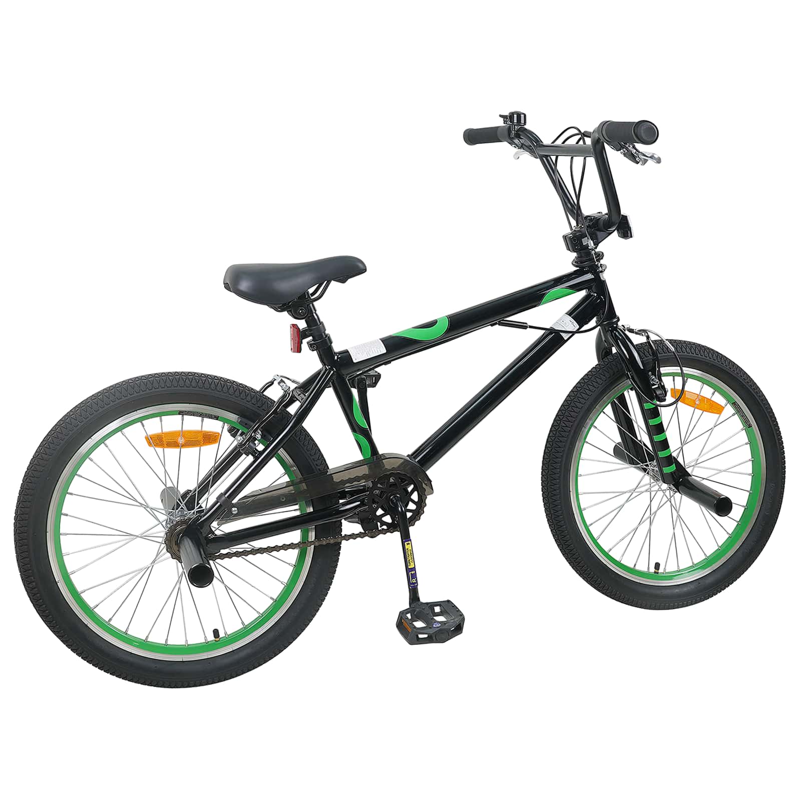 BMX Ποδήλατο 20 ίντσες για πάνω από 9 ετών Μαύρο - Pakobazaar
