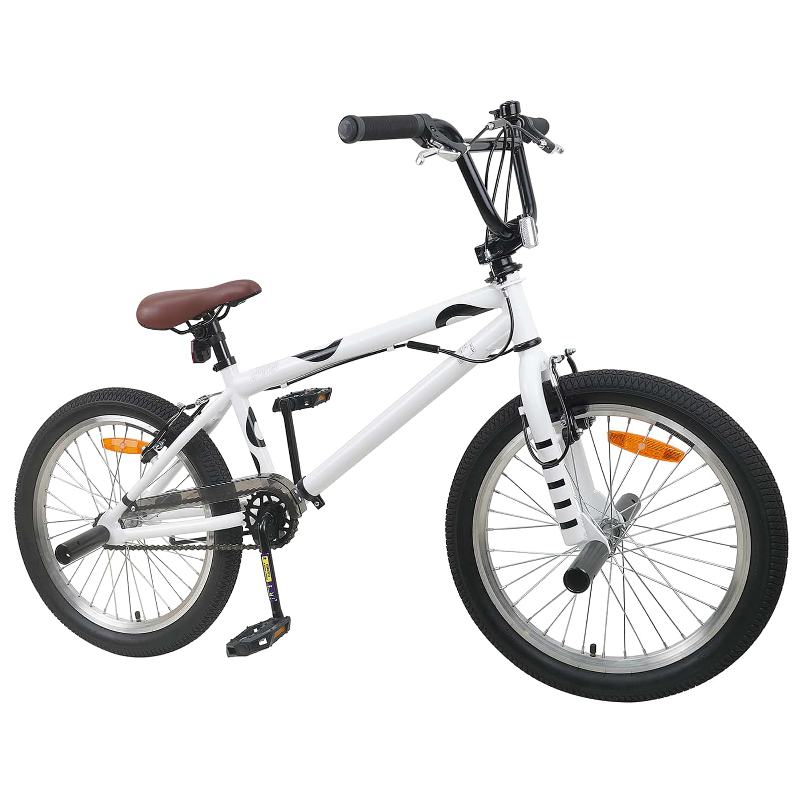 BMX Ποδήλατο 20 ίντσες για πάνω από 9 ετών Λευκό - Pakobazaar
