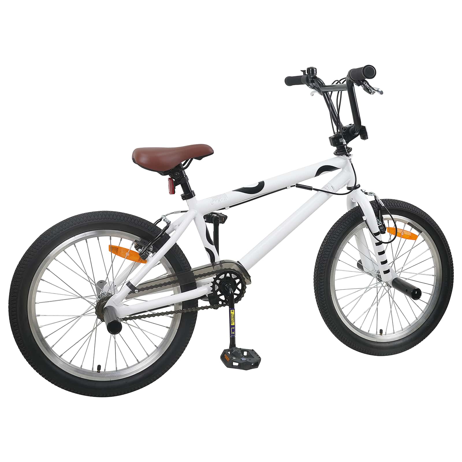 BMX Ποδήλατο 20 ίντσες για πάνω από 9 ετών Λευκό - Pakobazaar