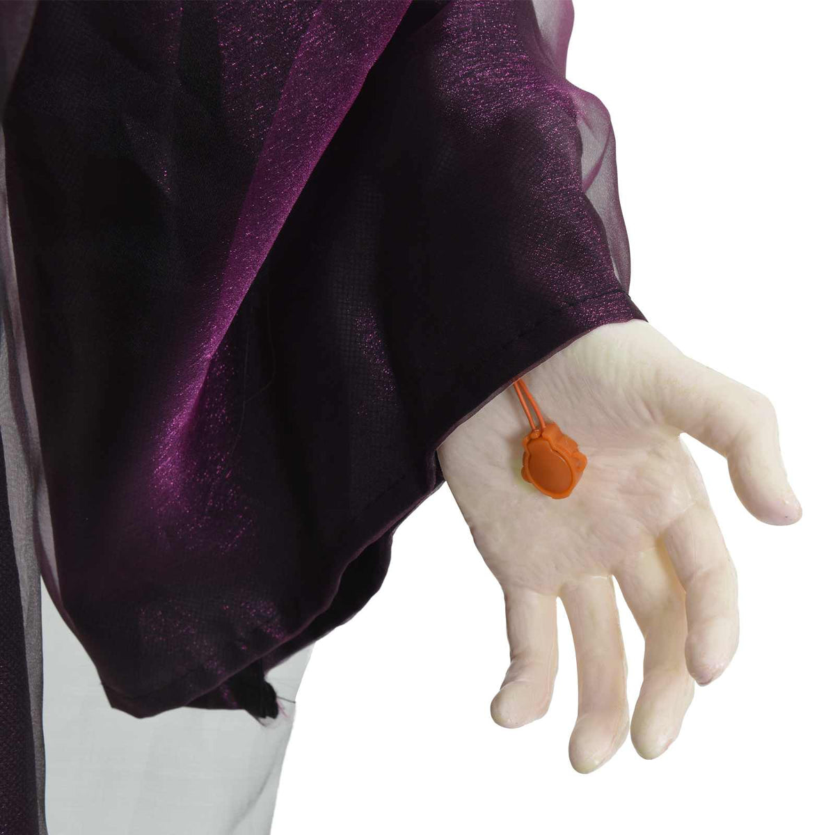 Κρεμαστή μάγισσα Halloween που μιλάει Μοβ 216 x 125 εκ - Pakobazaar