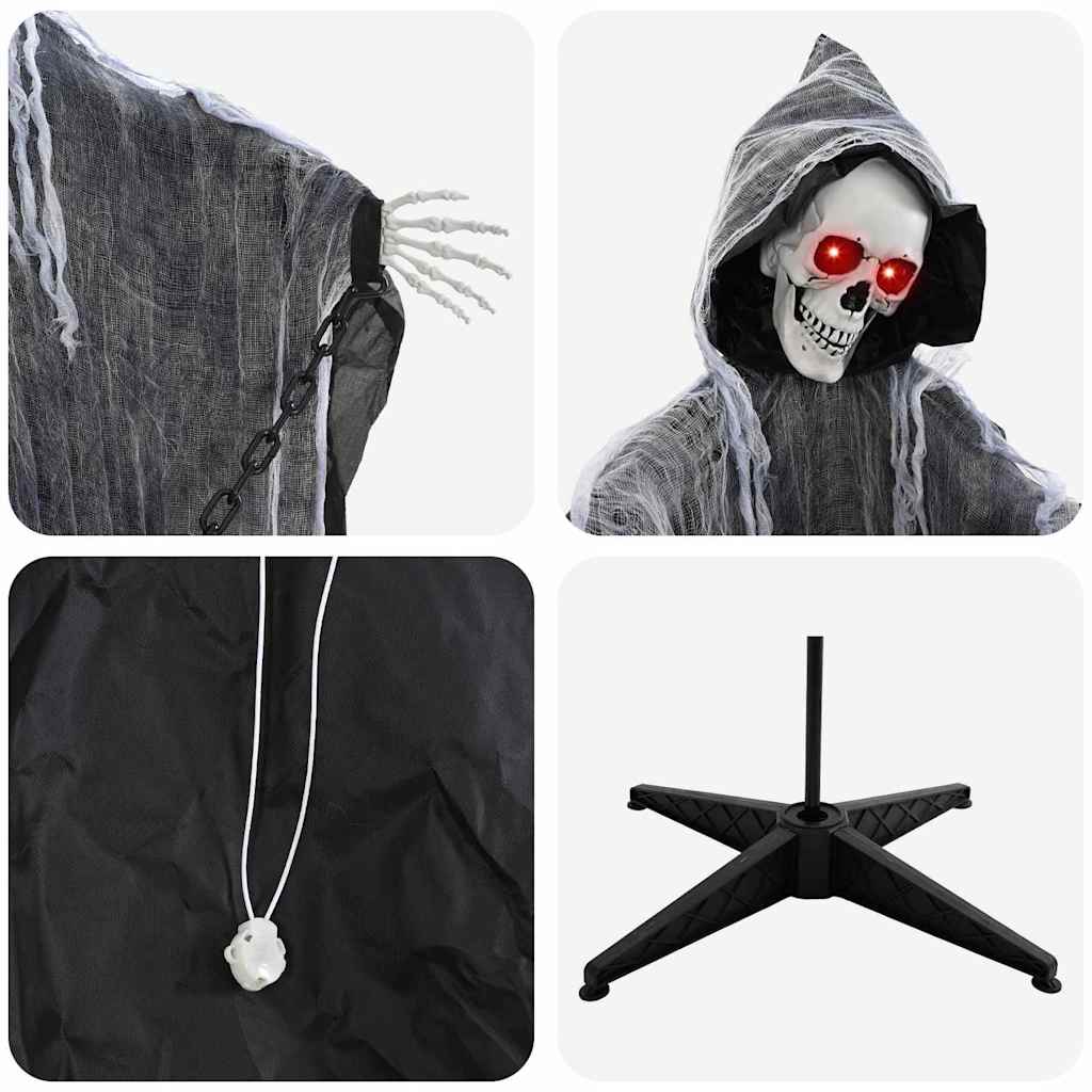 Χα Halloween Grim Reaper Μαύρο 60 x 60 x 155 εκ. Πολυεστέρας