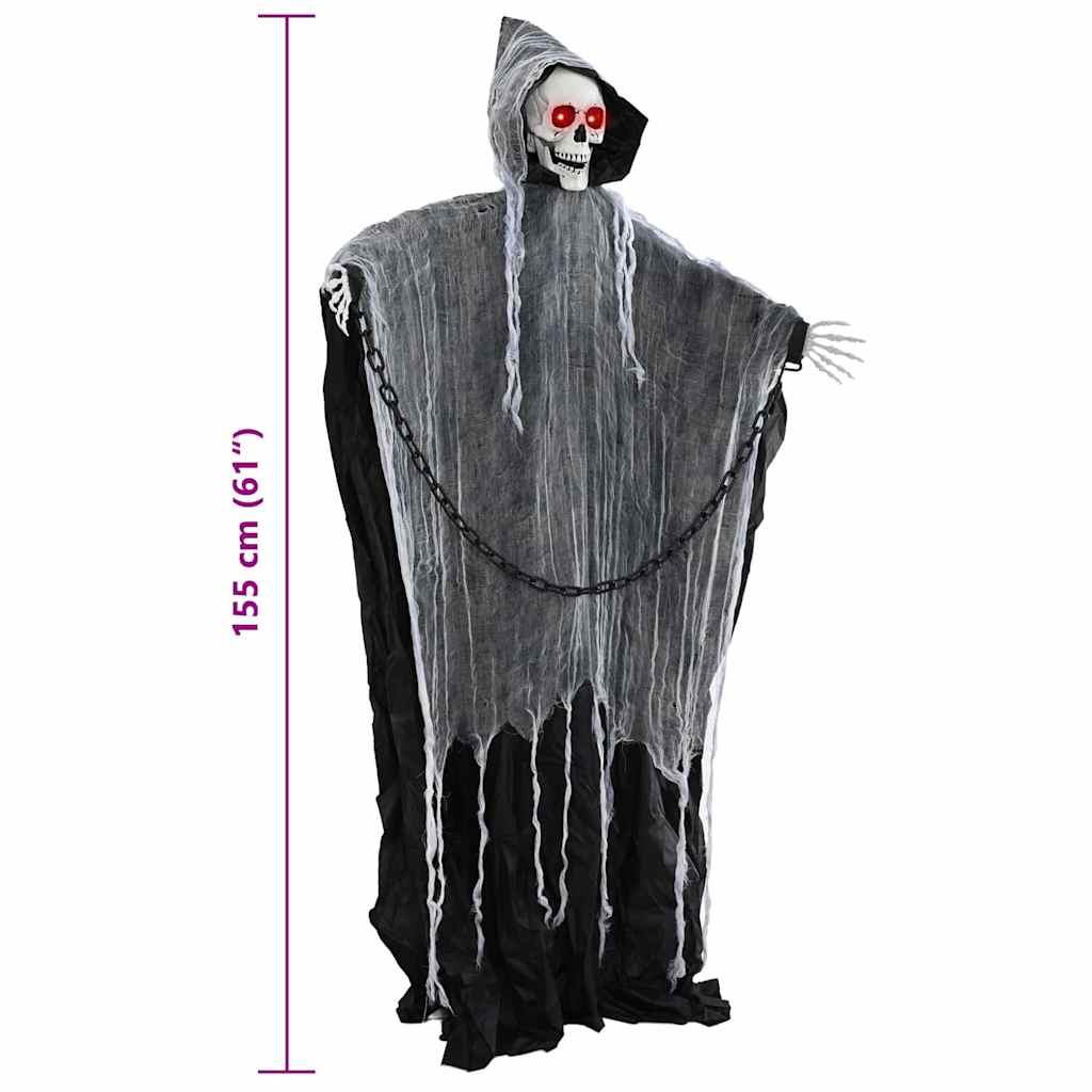 Χα Halloween Grim Reaper Μαύρο 60 x 60 x 155 εκ. Πολυεστέρας