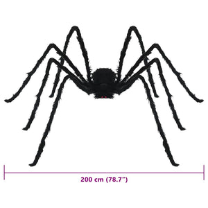 Διακόσμηση Halloween Αράχνη 3 pcs Μαύρο 200 cm - Pakobazaar