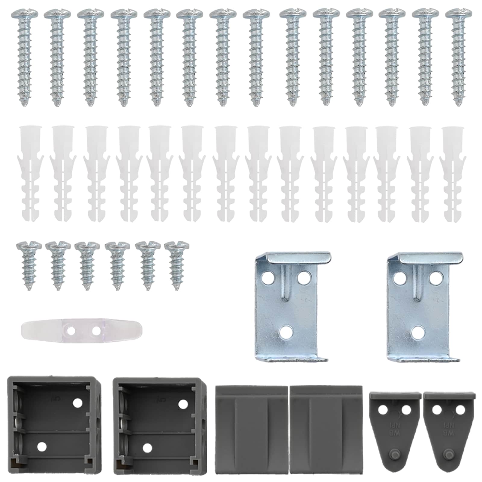 Βενετσιάνικη Σκίαση Ρυθμιζόμενος Ασημί Γκρι 150 x 140 εκ. PVC - Pakobazaar