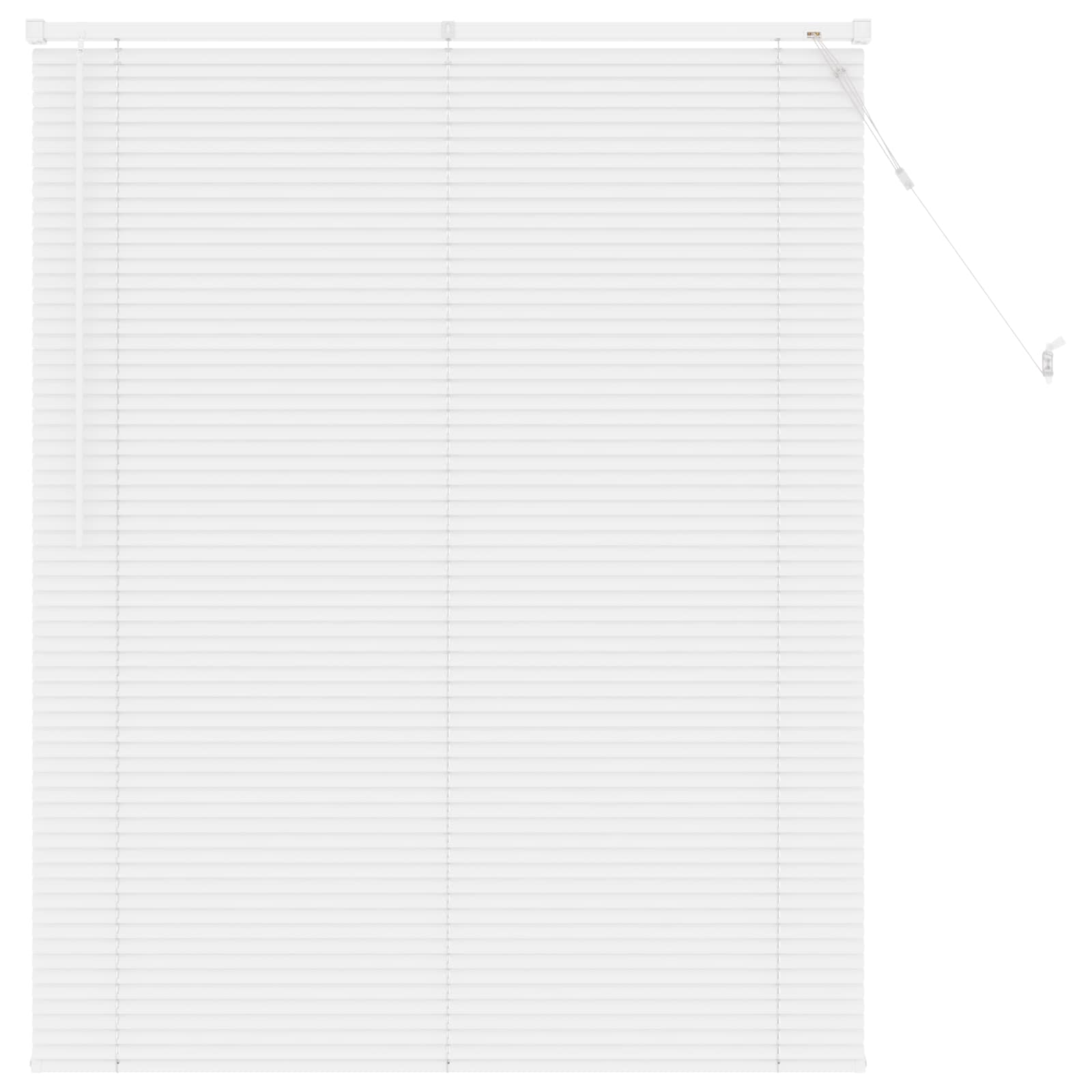 Βενετσιάνικη Σκίαση Ρυθμιζόμενος Λευκός 150 x 120 cm PVC - Pakobazaar