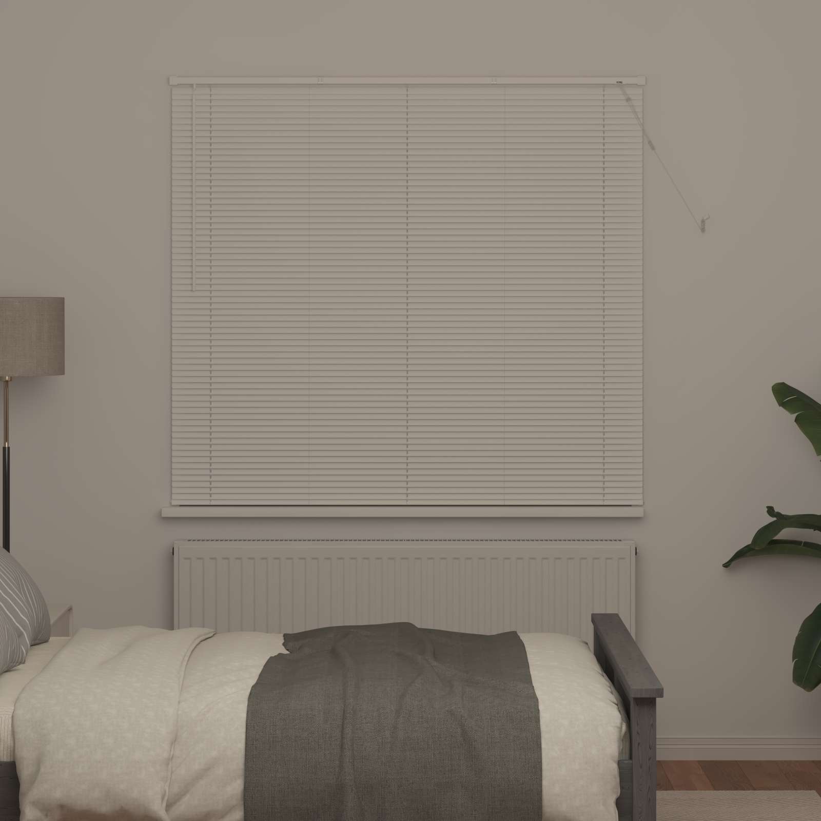 Βενετσιάνικη Σκίαση Ρυθμιζόμενος Λευκός 150 x 130 εκ PVC - Pakobazaar