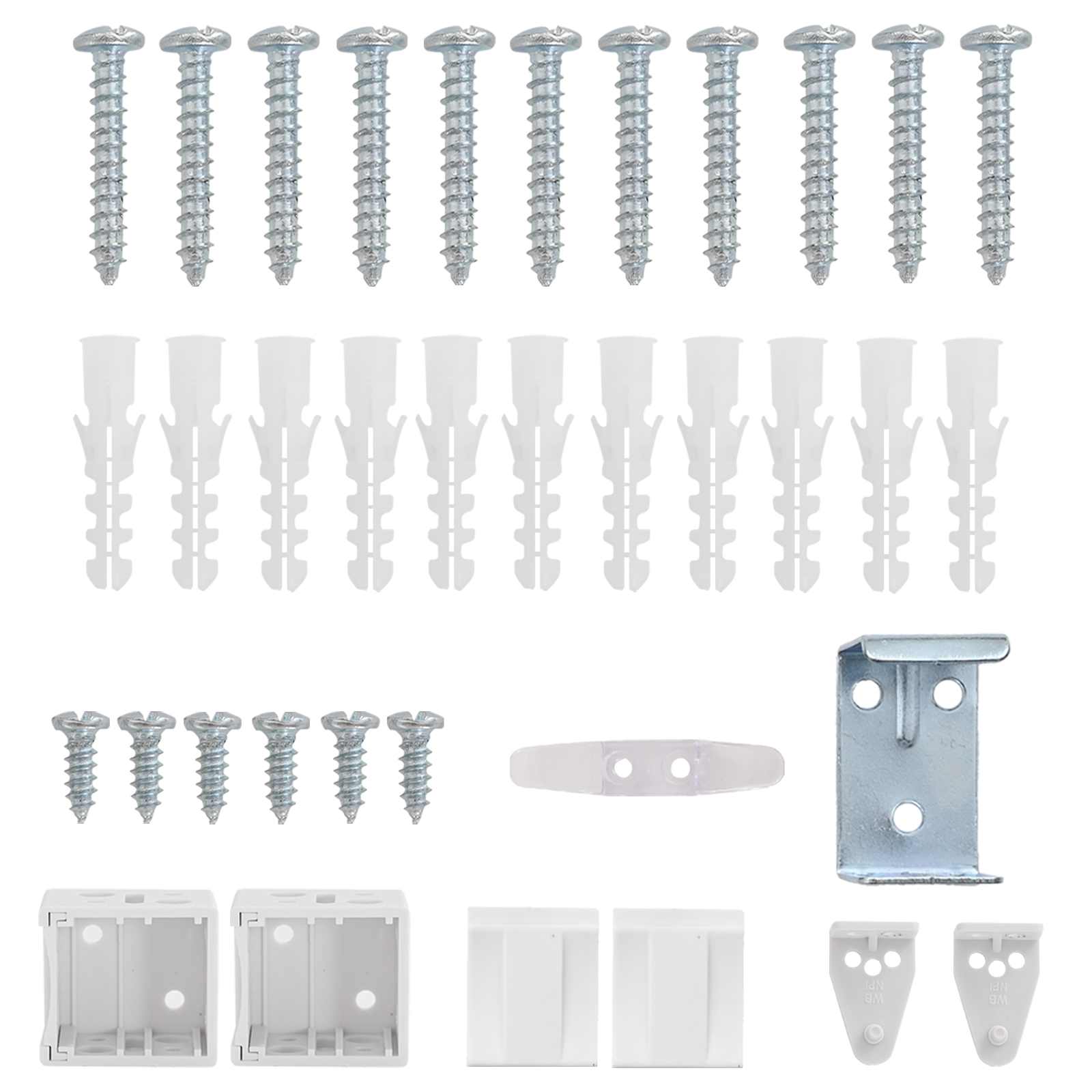 Βενετσιάνικη Σκίαση Ρυθμιζόμενος Λευκός 213 x 110 εκ PVC - Pakobazaar