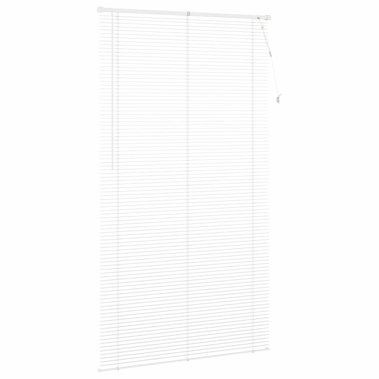 Βενετσιάνικη Σκίαση Ρυθμιζόμενος Λευκός 213 x 120 εκ PVC - Pakobazaar