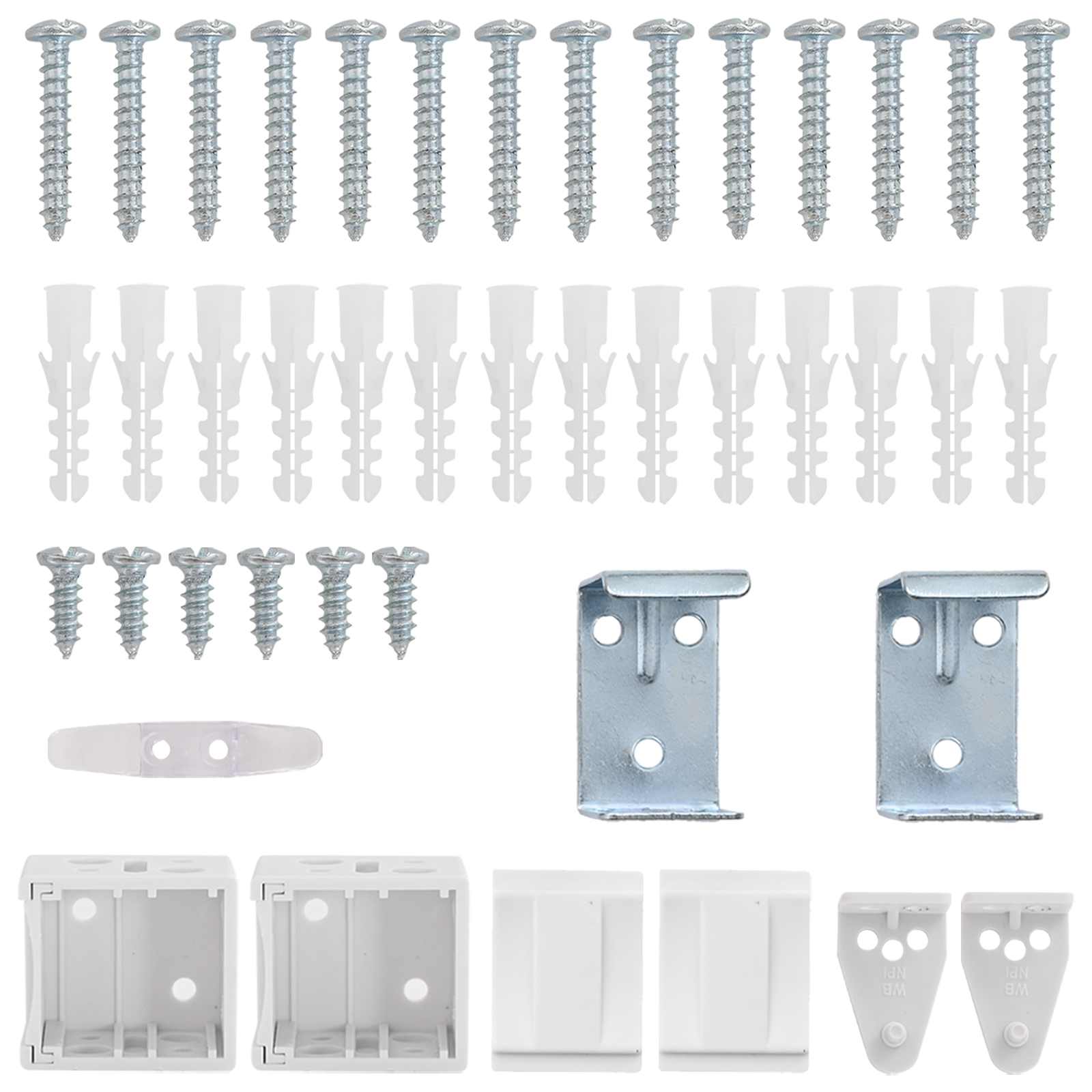 Βενετσιάνικη Σκίαση Ρυθμιζόμενος Λευκός 213 x 140 εκ PVC - Pakobazaar