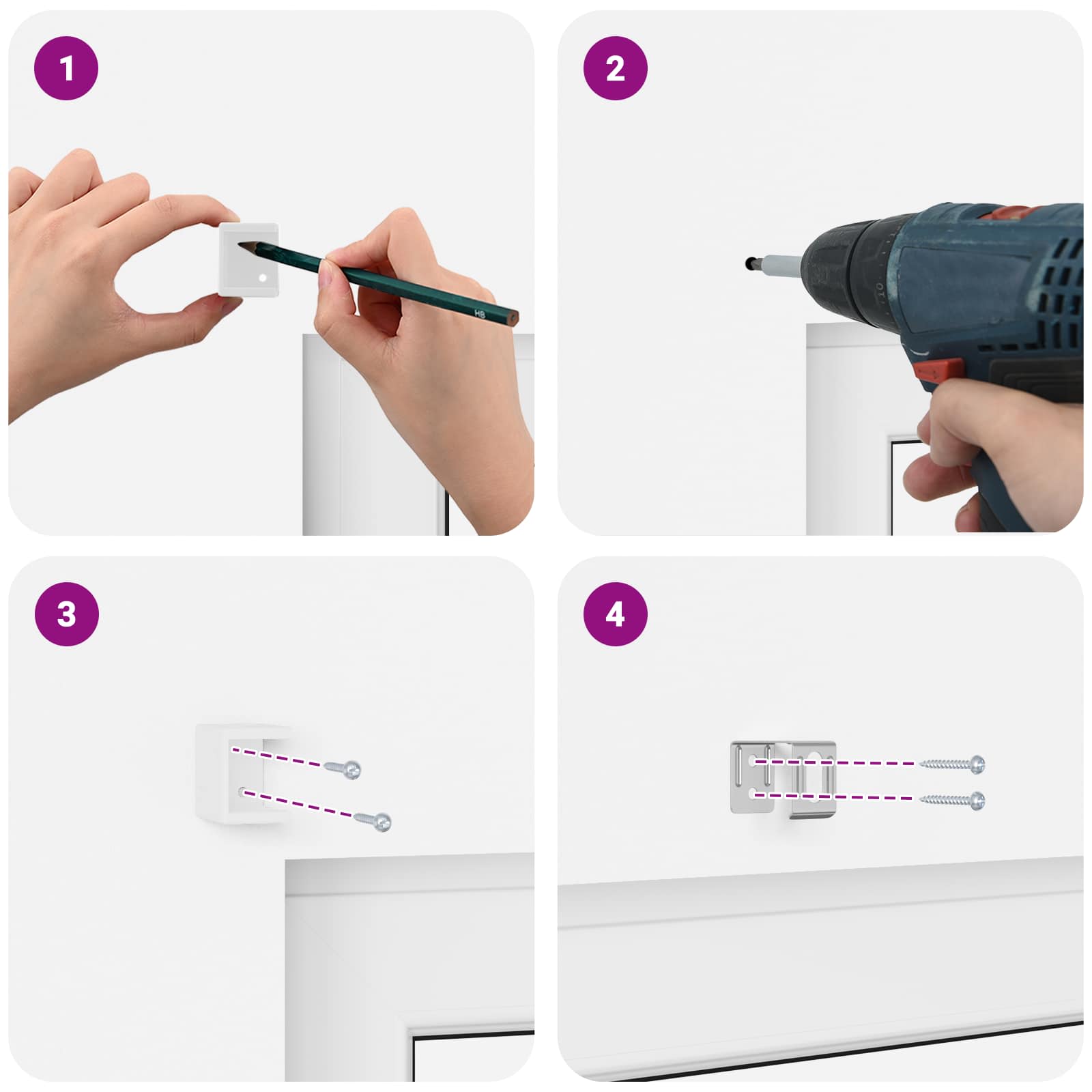 Βενετσιάνικη Σκίαση Ρυθμιζόμενος Λευκός 213 x 140 εκ PVC - Pakobazaar