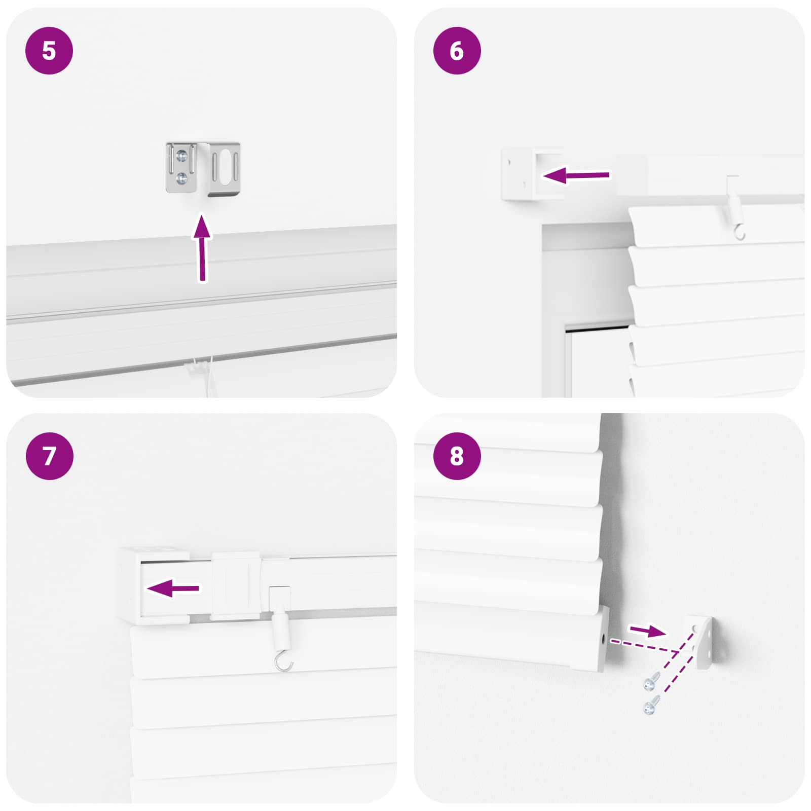 Βενετσιάνικη Σκίαση Ρυθμιζόμενος Λευκός 213 x 140 εκ PVC - Pakobazaar