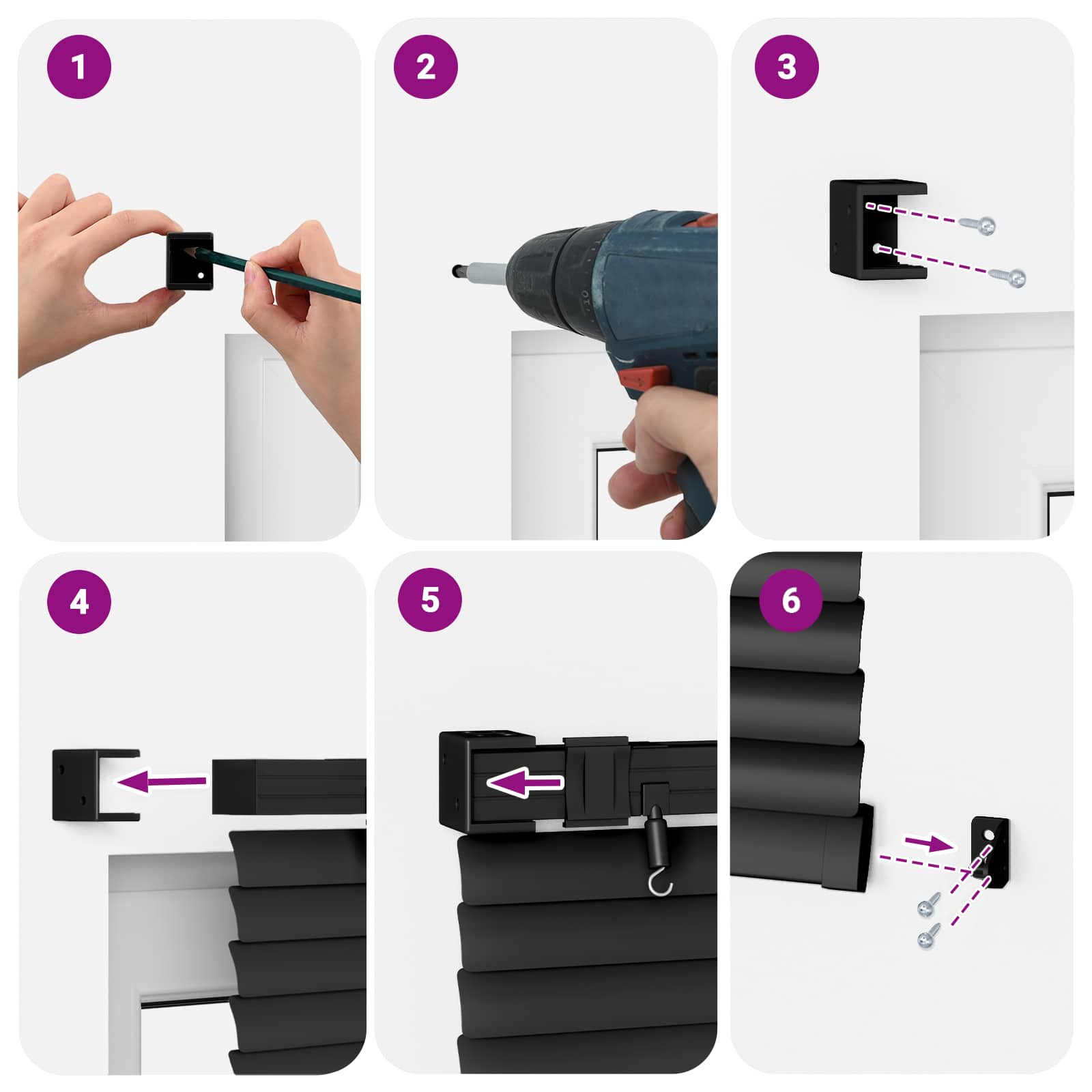 Βενετσιάνικη Σκίαση Ρυθμιζόμενος Μαύρο 150 x 70 cm PVC - Pakobazaar