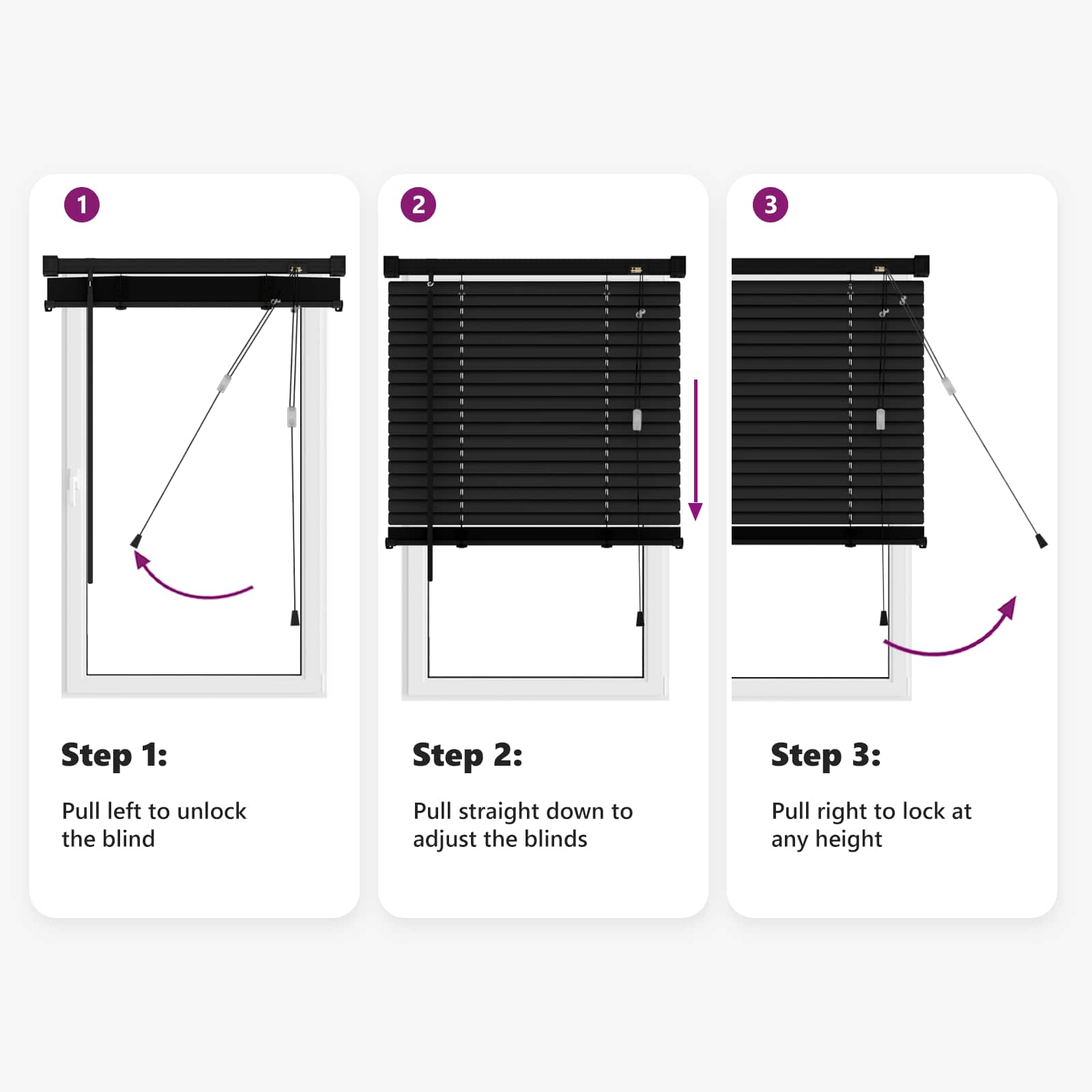 Βενετσιάνικη Σκίαση Ρυθμιζόμενος Μαύρο 150 x 140 εκ. PVC - Pakobazaar