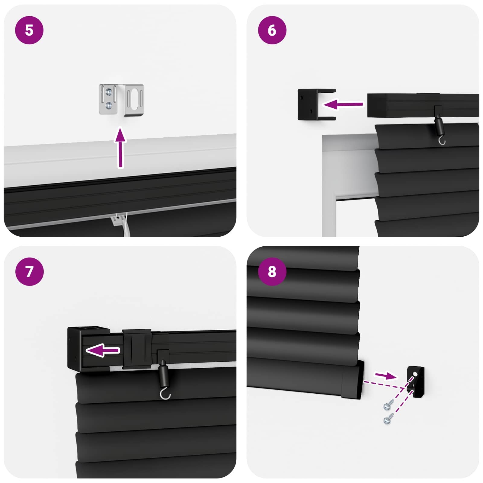 Βενετσιάνικη Σκίαση Ρυθμιζόμενος Μαύρο 150 x 140 εκ. PVC - Pakobazaar