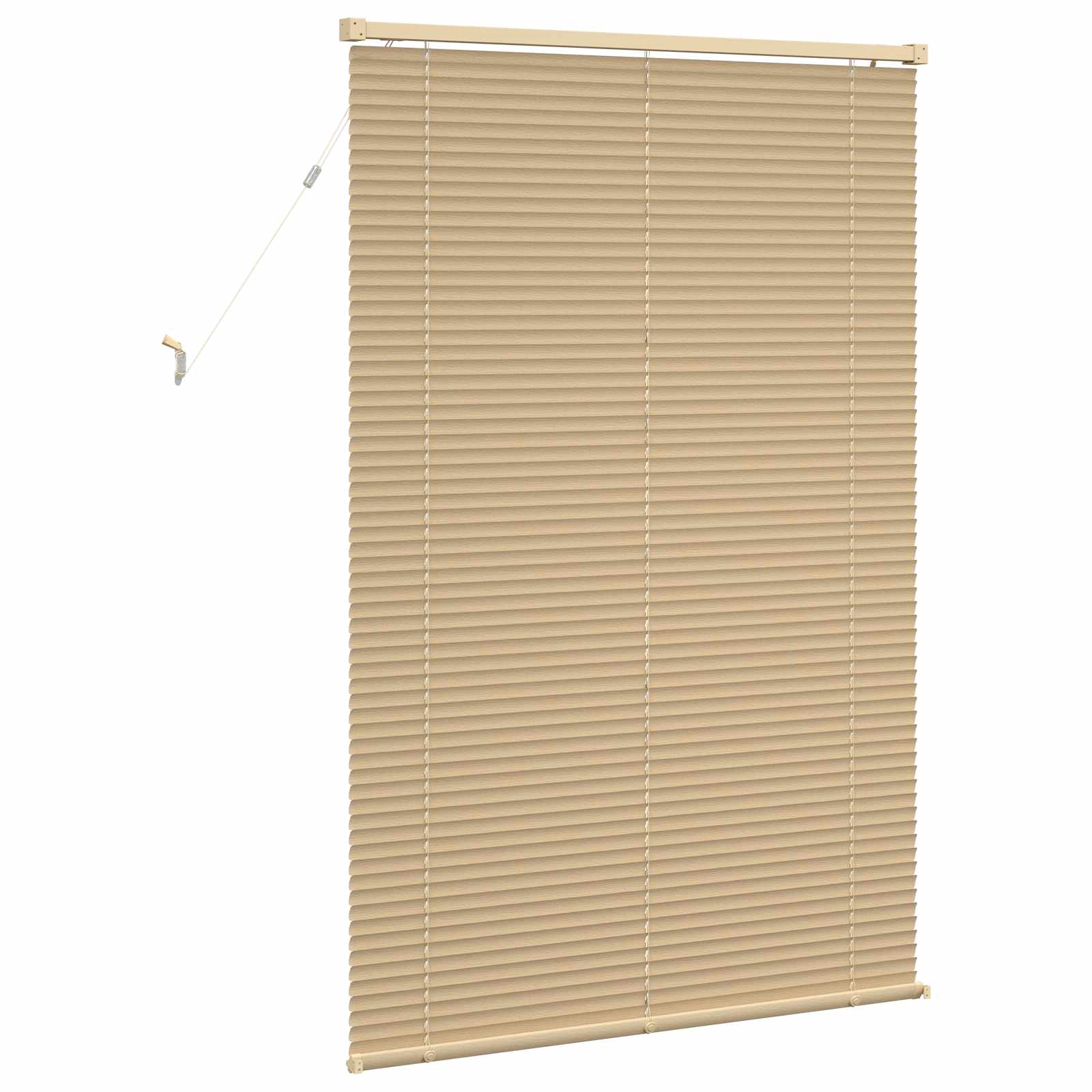 Βενετσιάνικη Σκίαση Ανοιχτό Καφέ με Σχέδιο 150 x 90 cm PVC - Pakobazaar