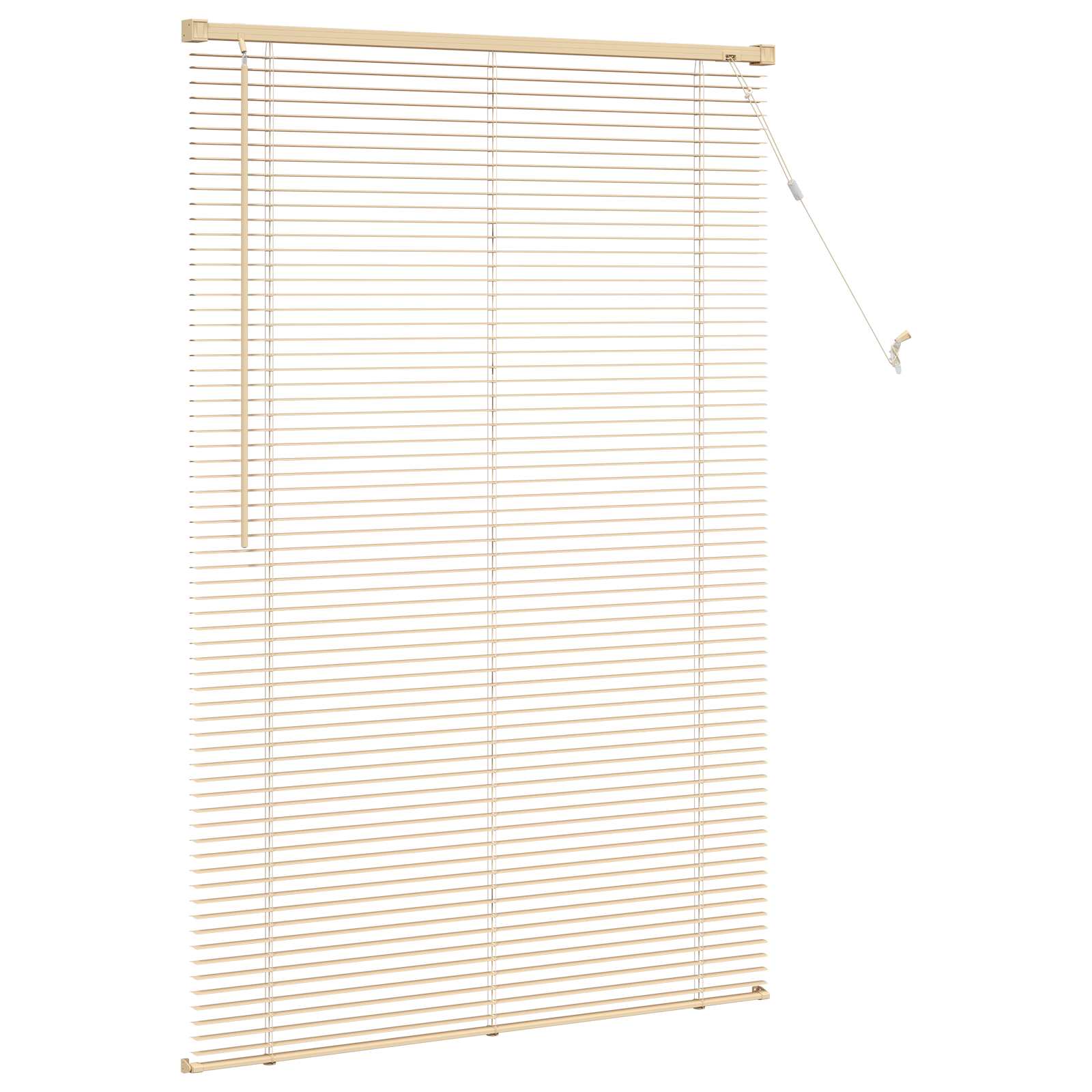 Βενετσιάνικη Σκίαση Ανοιχτό Καφέ με Σχέδιο 150 x 100 cm PVC - Pakobazaar