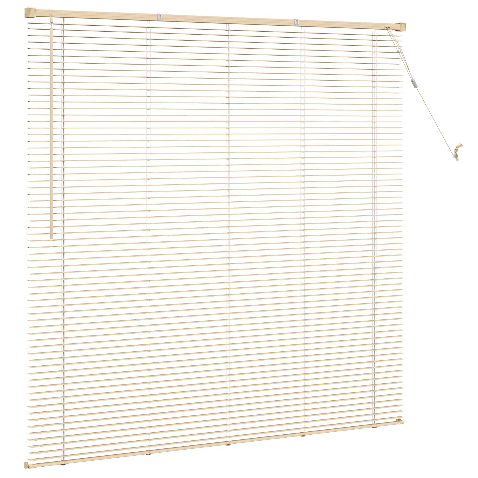 Βενετσιάνικη Σκίαση Ανοιχτό Καφέ με Σχέδιο 150 x 130 εκ PVC - Pakobazaar