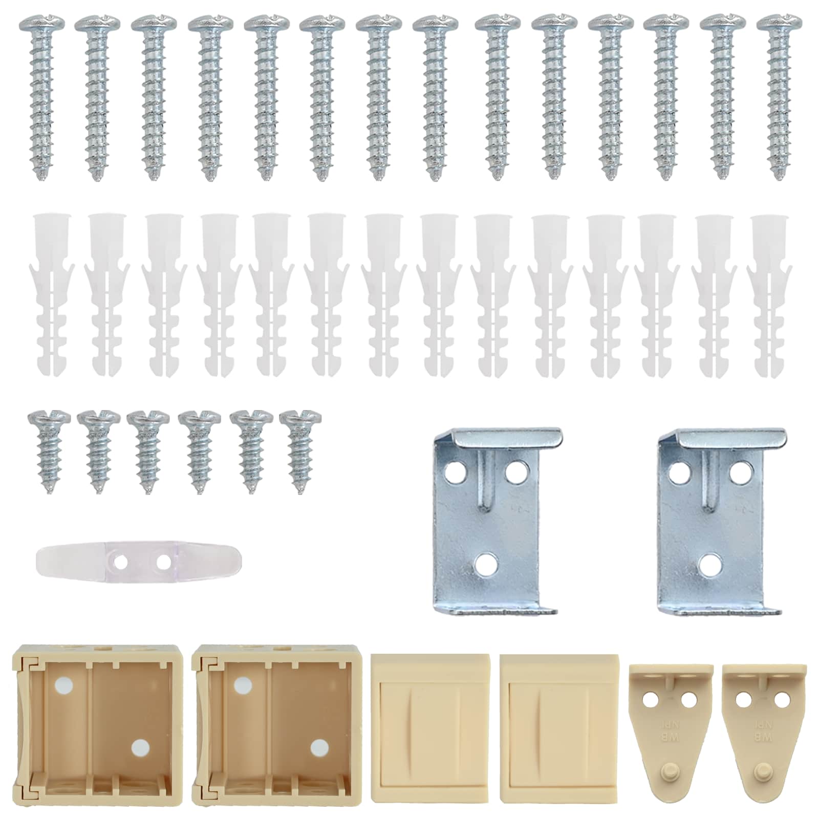 Βενετσιάνικη Σκίαση Ανοιχτό Καφέ με Σχέδιο 213 x 140 εκ PVC - Pakobazaar