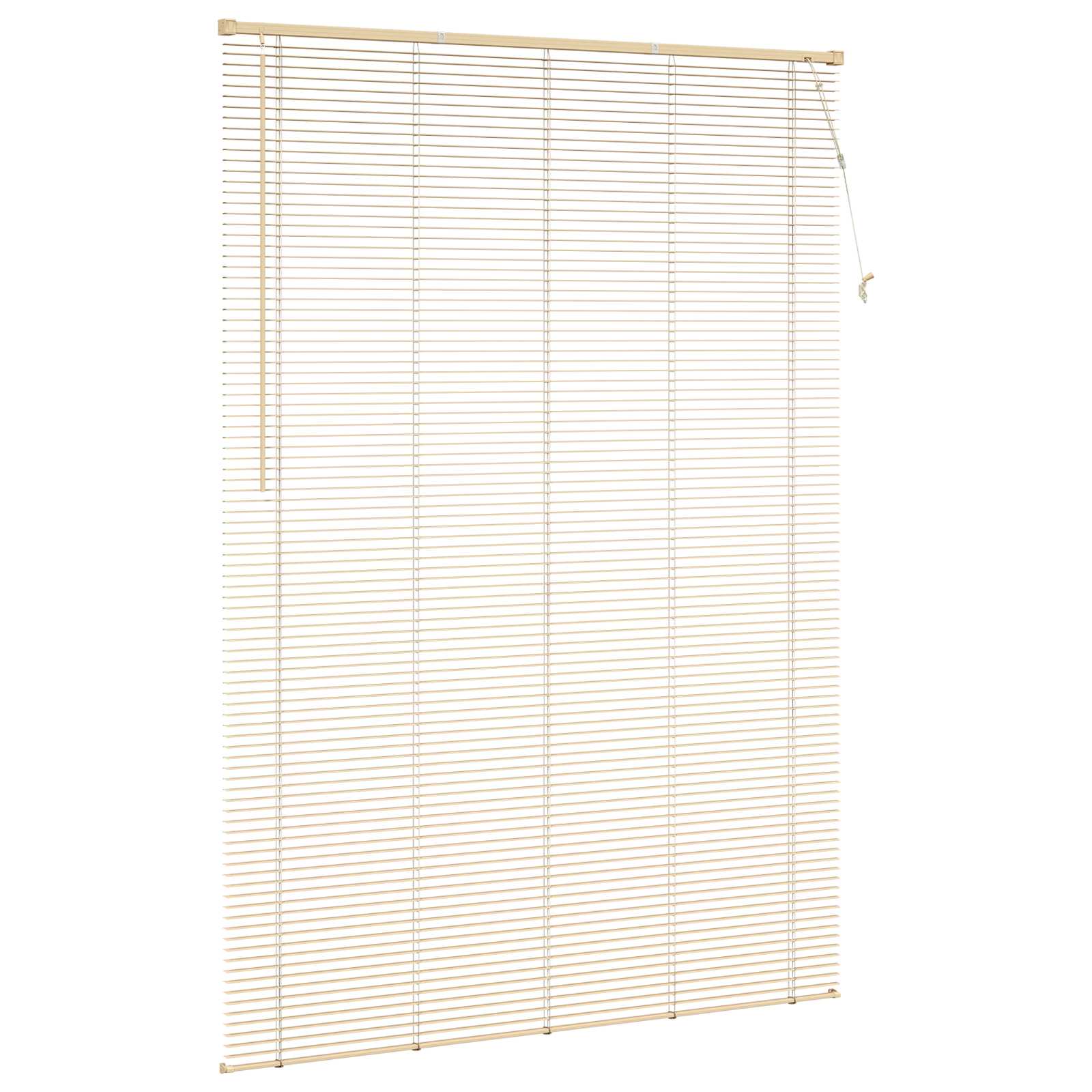 Βενετσιάνικη Σκίαση Ανοιχτό Καφέ με Σχέδιο 213 x 150 εκ PVC - Pakobazaar