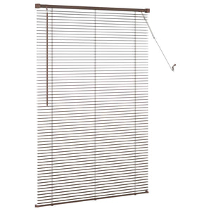 Βενετσιάνικη Σκίαση Σκούρο Καφέ με Σχέδιο 150 x 90 cm PVC - Pakobazaar