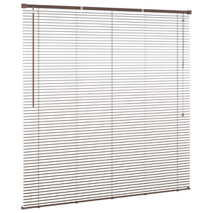 Βενετσιάνικη Σκίαση Σκούρο Καφέ 160 x 150 cm PVC - Pakobazaar