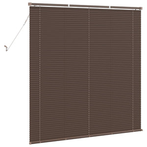 Βενετσιάνικη Σκίαση Σκούρο Καφέ 160 x 150 cm PVC - Pakobazaar