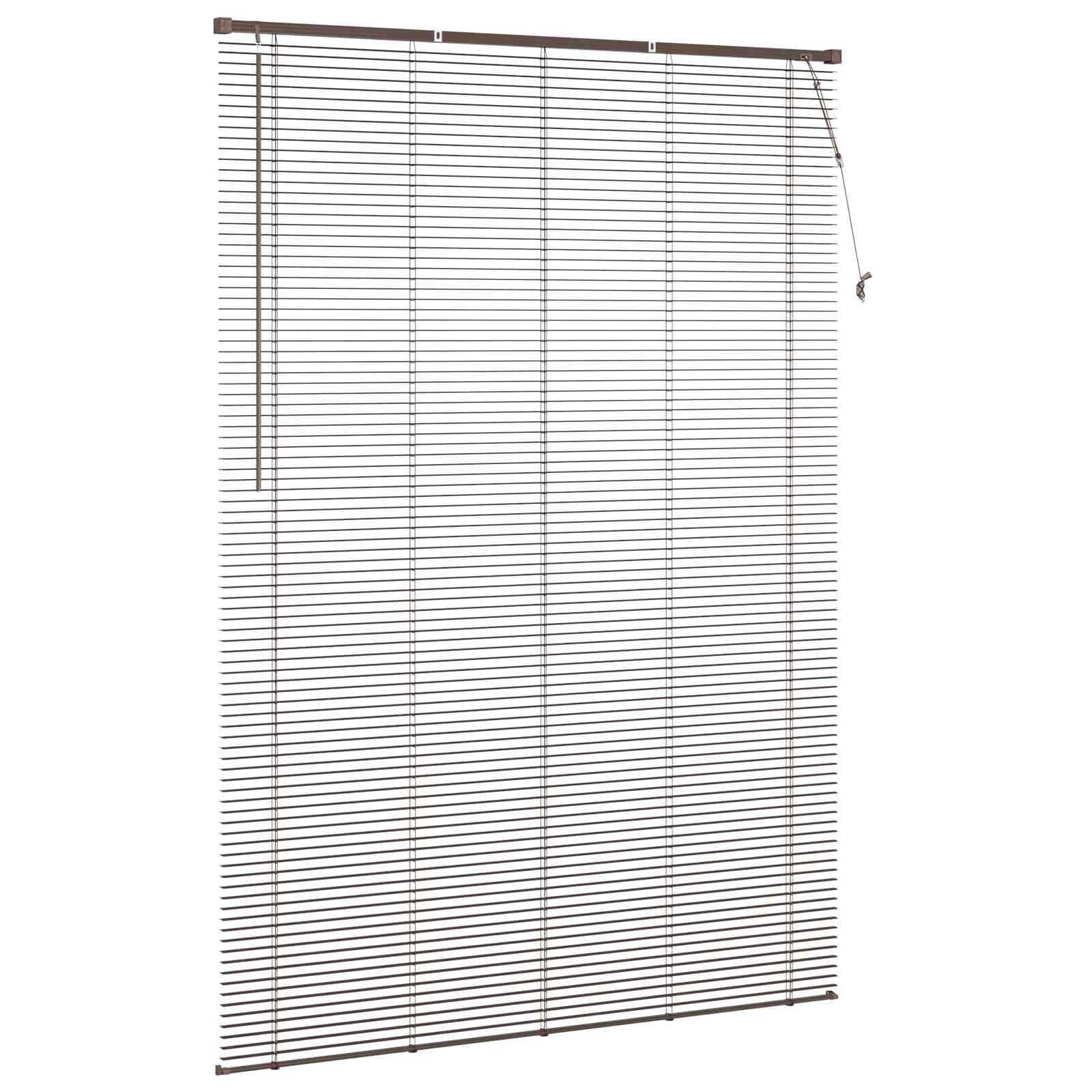 Βενετσιάνικη Σκίαση Σκούρο Καφέ με Σχέδιο 213 x 140 εκ PVC - Pakobazaar