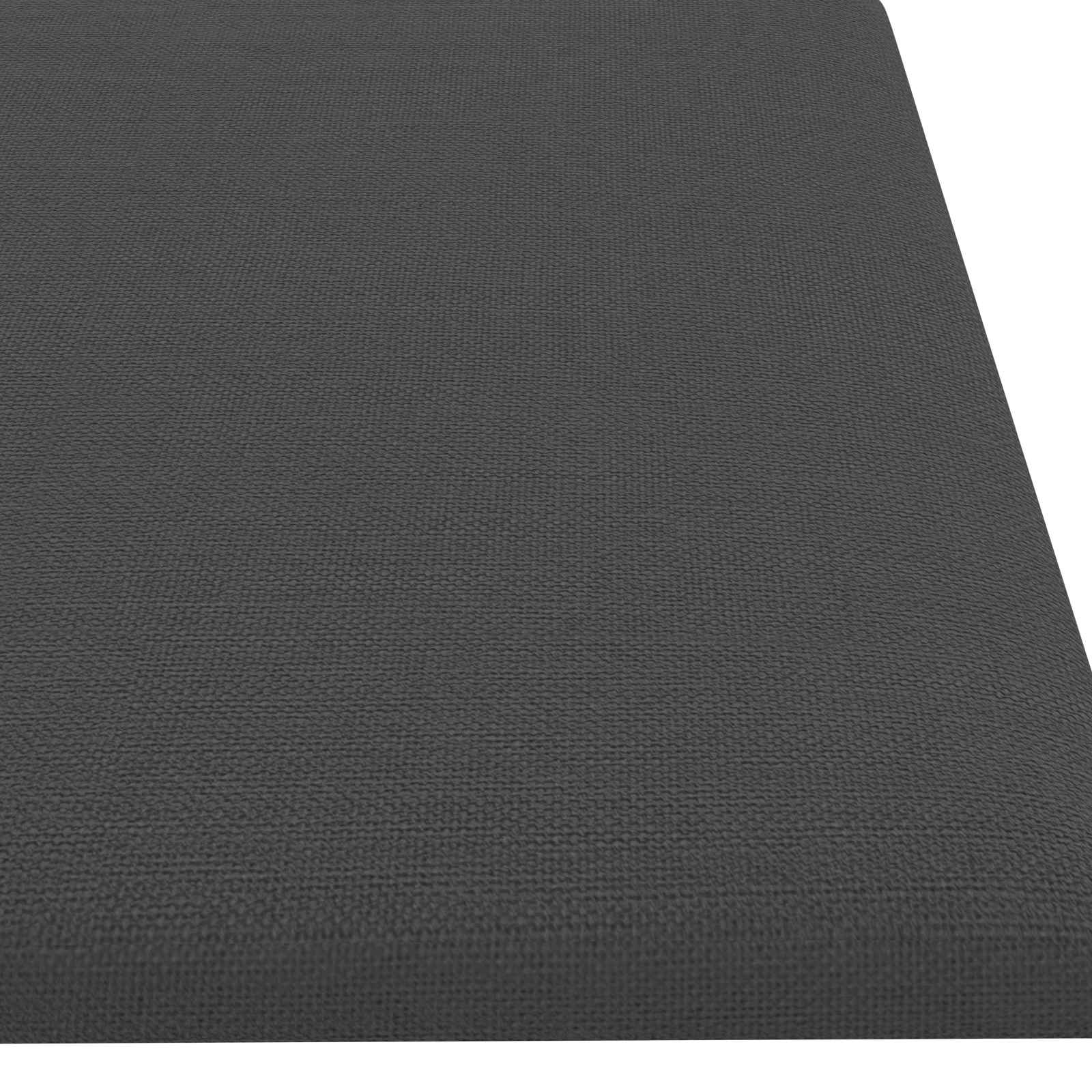Κεφαλάρι Τοίχου 12 pcs Σκούρο Γκρι 60 x 15 cm ύφασμα - Pakobazaar