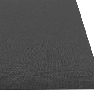 Κεφαλάρι Τοίχου 12 pcs Σκούρο Γκρι 60 x 15 cm ύφασμα - Pakobazaar