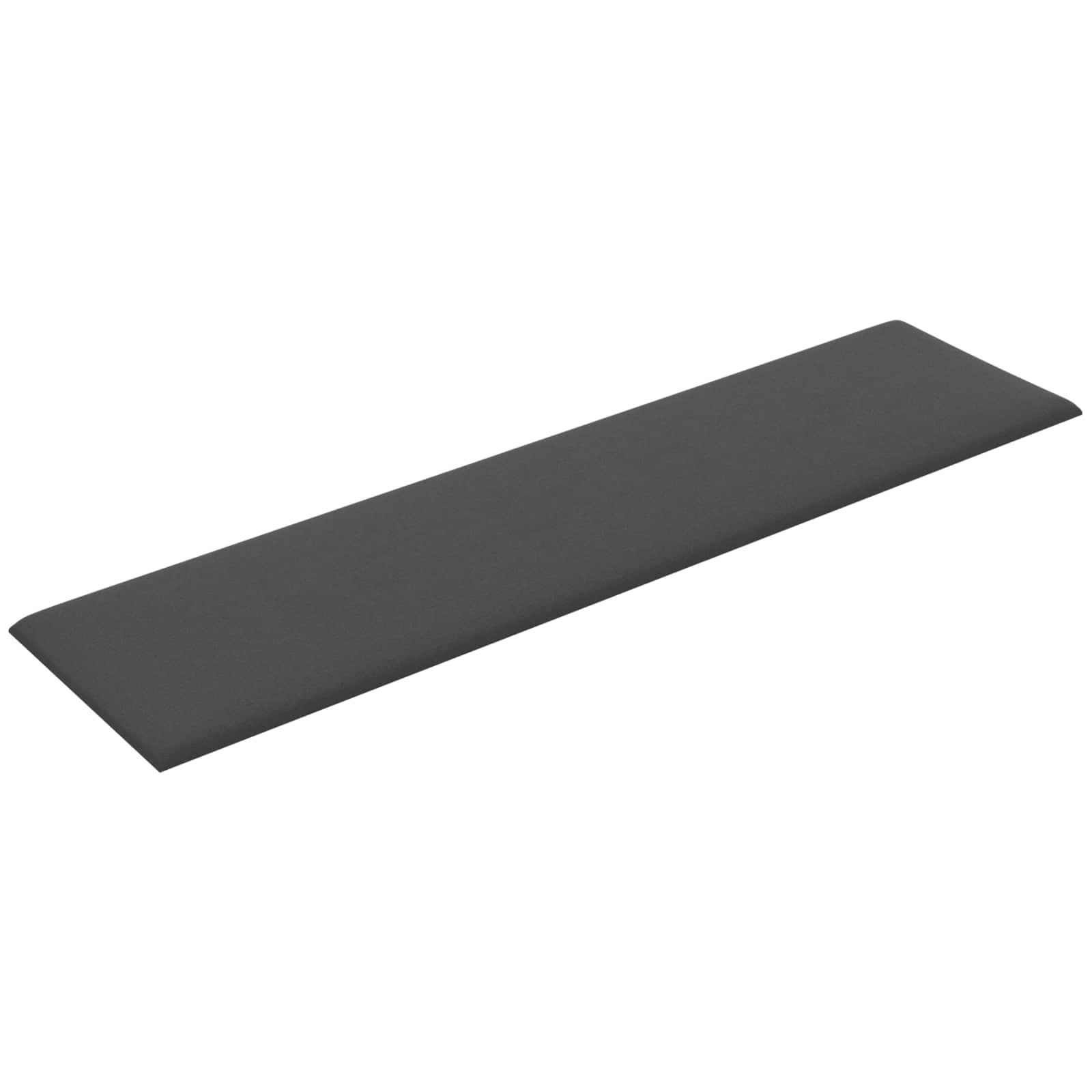 Κεφαλάρι Τοίχου 12 pcs Σκούρο Γκρι 60 x 15 cm ύφασμα - Pakobazaar
