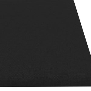 Κεφαλάρι Τοίχου 12 pcs Μαύρο 60 x 15 cm ύφασμα - Pakobazaar