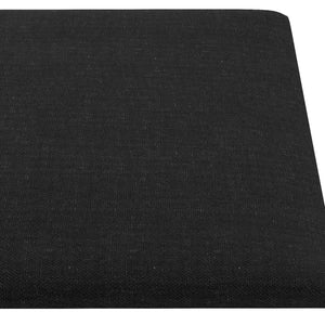 Κεφαλάρι Τοίχου 12 pcs Μαύρο 60 x 30 cm ύφασμα - Pakobazaar