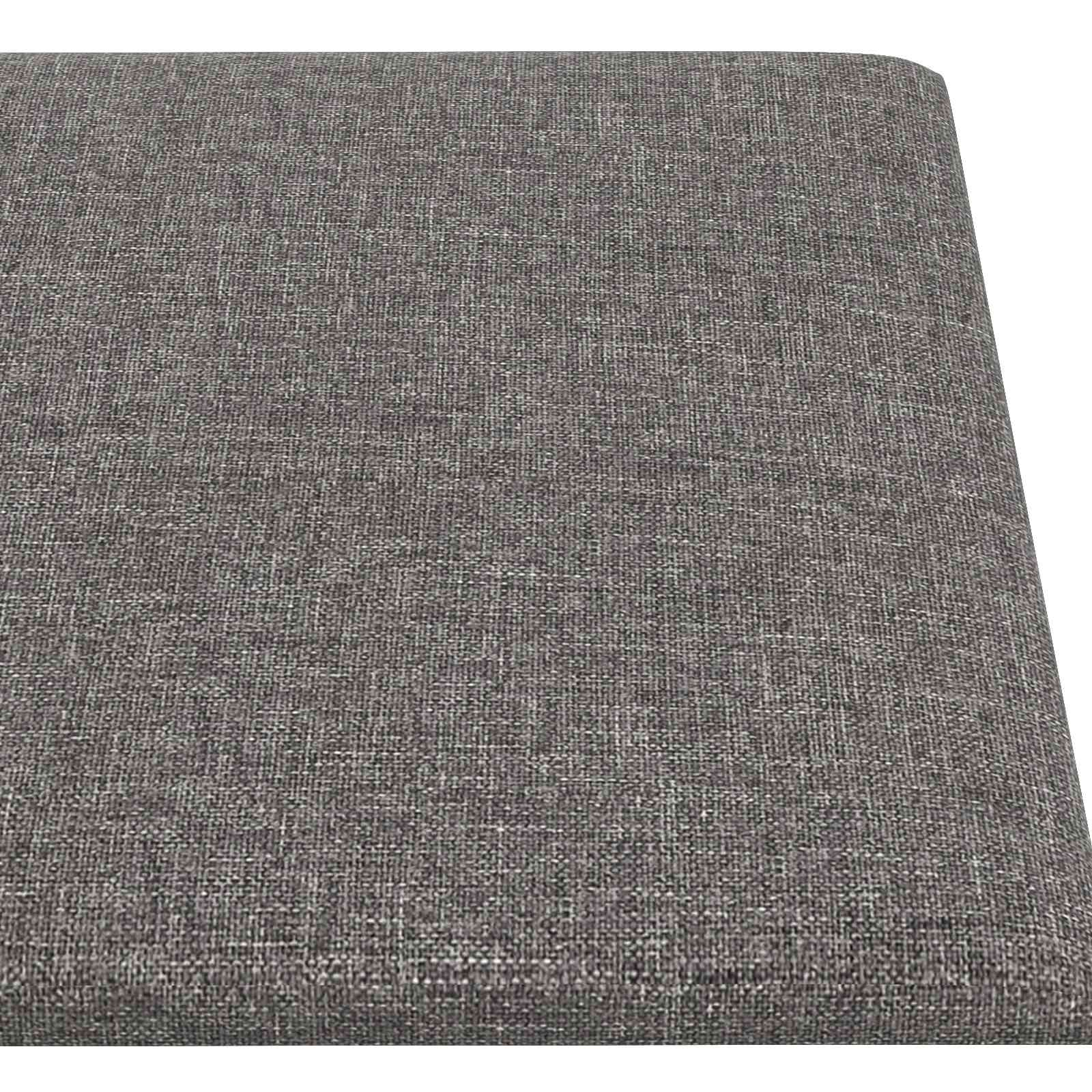 Κεφαλάρι Τοίχου 12 pcs Ανοιχτό γκρι 90 x 15 cm ύφασμα - Pakobazaar